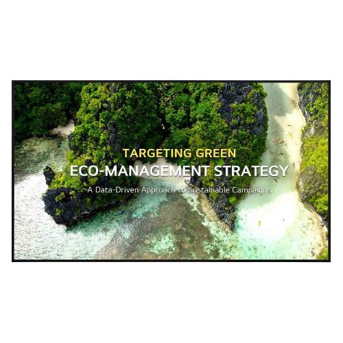 Display professionale 50" 3840x2160 UHD 4K UL3Q SERIES Signage Black 50UL3Q E