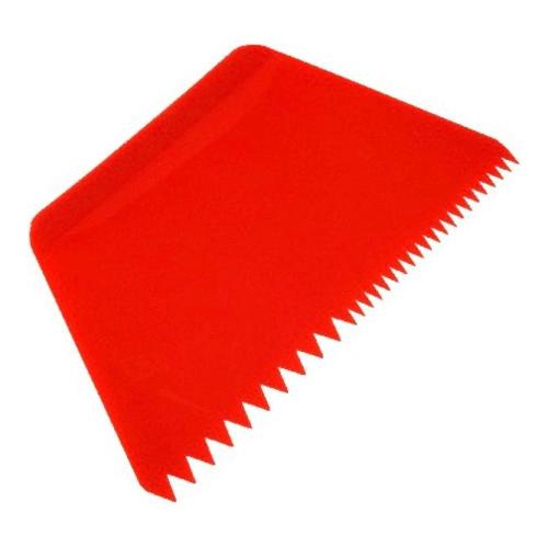 Raschietto Plastica trapezio lato doppia dentatura (21,6x12,8cm) RA8RS