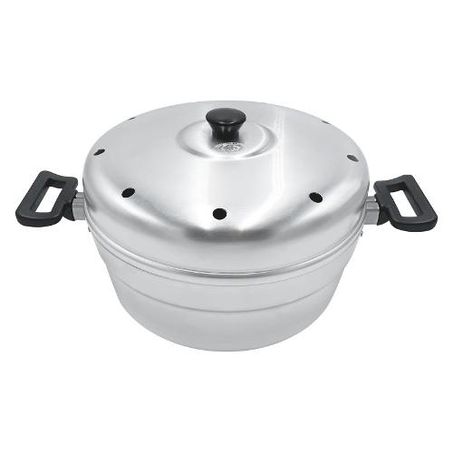 Fornetto (26cm) Alluminio con piastra ferro FAMILY Silver FAMR8626