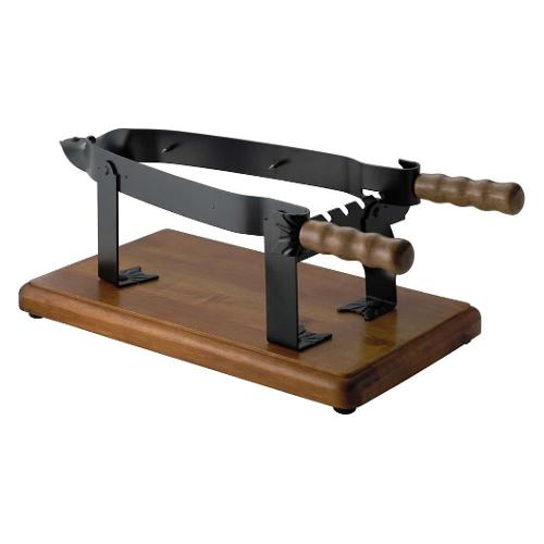 Porta prosciutto a morsa (46x26cm) Mogano e Nero 110