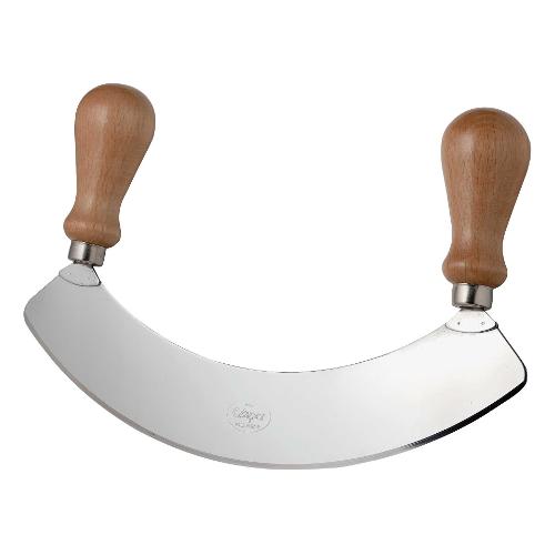 Mezzaluna manici faggio lama(30cm) Inox 4V