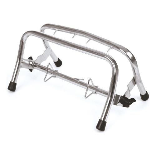 Porta prosciutto a morsa (34cm) Cromo lucido 280