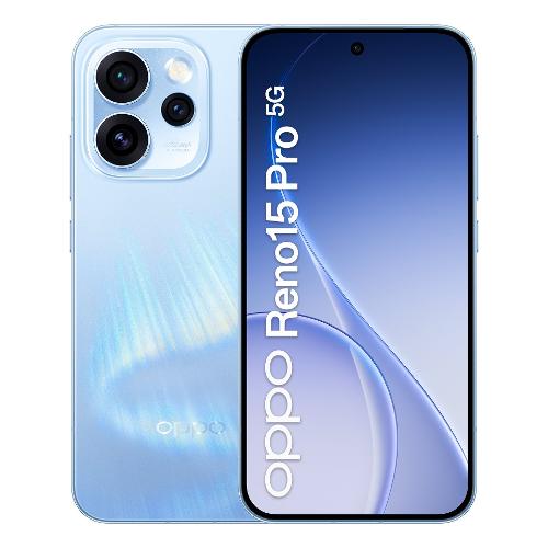 Smartphone 6,32" RENO15 PRO 5G Aurora blue ( 512GB Ram 12GB 6200 mAh ) 110010236560