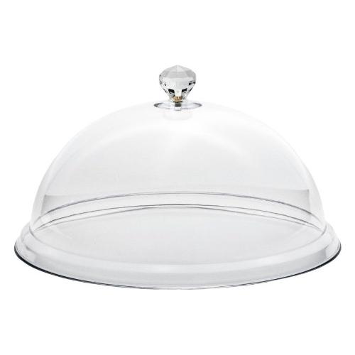 Coprivivande cupola (25x14cm) CRYSTAL Trasparente 27250250SAN