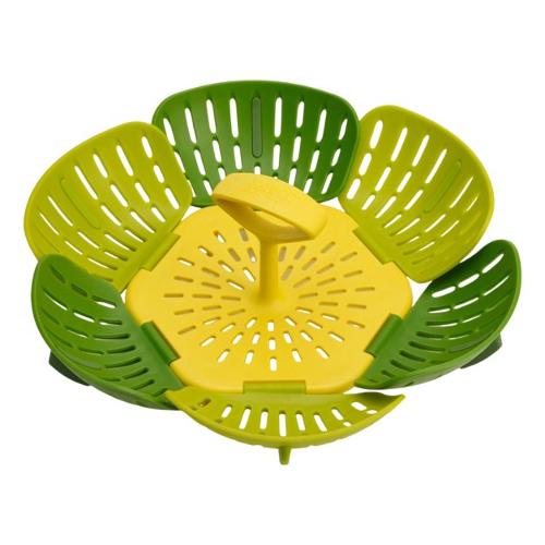 Cestello cuoci vapore Plastica (18cm) BLOOM Verde e Giallo 45035