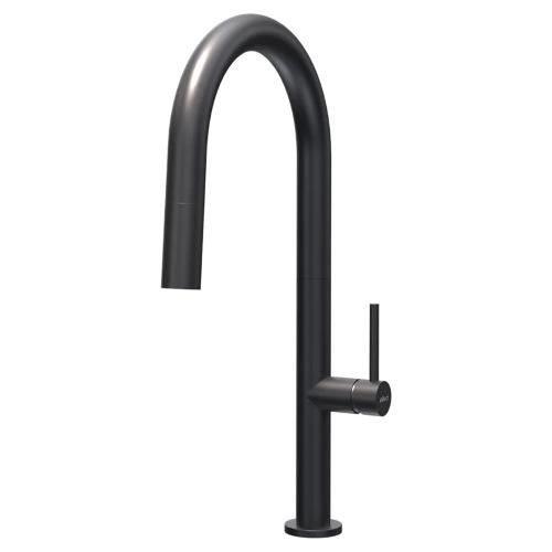 Miscelatore lavello doccetta estraibile KAI Gun metal MOKKAIGM