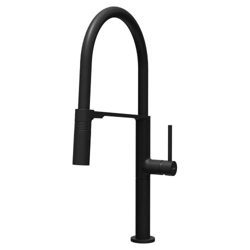 Miscelatore lavello doccetta estraibile NAMI Black matt MOKNAMBK