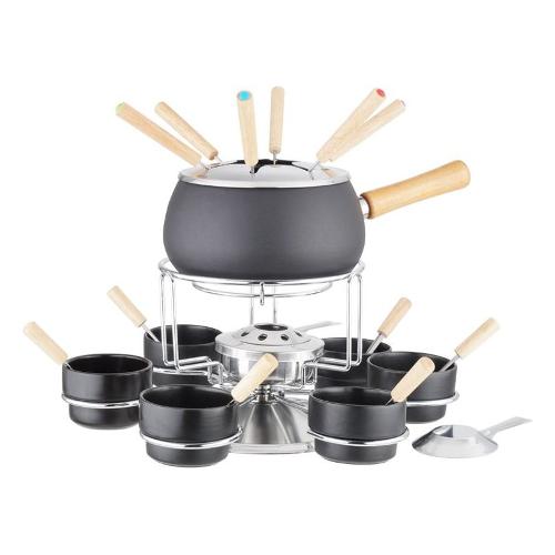 Set fonduta Smaltato 23 pz EVA Nero opaco 070621