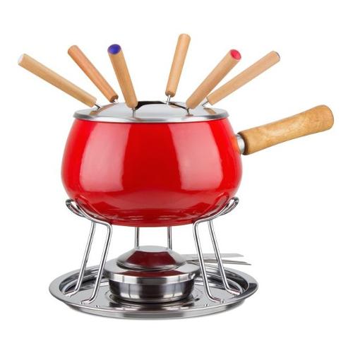 Set fonduta Smaltato 12 pz EVA Rosso 070604