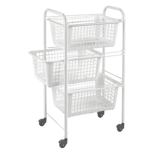 SAN DIEGO Carrello porta vivande Bianco