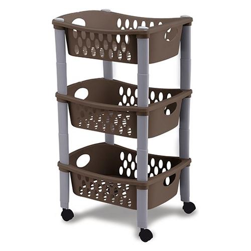 OTELLO Carrello porta vivande Tortora