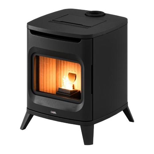 Stufa pellet 6kW HUBLOT 6 Up Twin Black 4 stelle Classe A+ 7023038