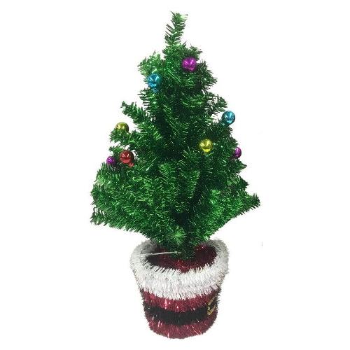 Albero Natale soprammobile Assortito Verde 89604 (22x48cm)