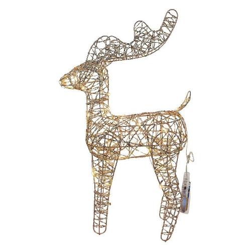 Renna (25,5x10x38cm) 30 luci - LED 90409