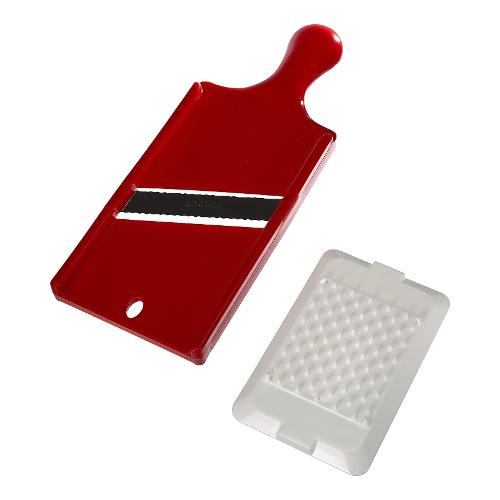 Affetta verdure SVELTAFETTA mandolina con proteggidita Rosso 260 60
