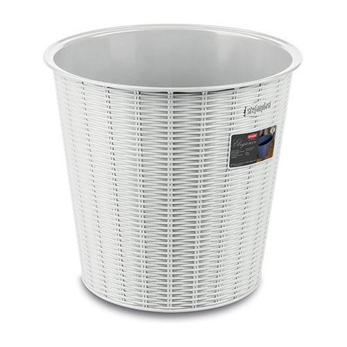 Cestino gettacarte plastica (28x26,5cm) ELEGANCE Bianco 29700
