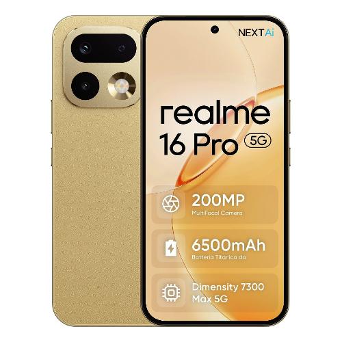 Smartphone 6,78" 16 PRO 5G Master gold ( 256GB Ram 8GB Batteria 6500mAh ) 631011008562