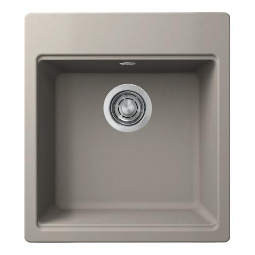 Lavello 1 vasca (45x51cm) TIME 102 Tortora Opaco LG210243