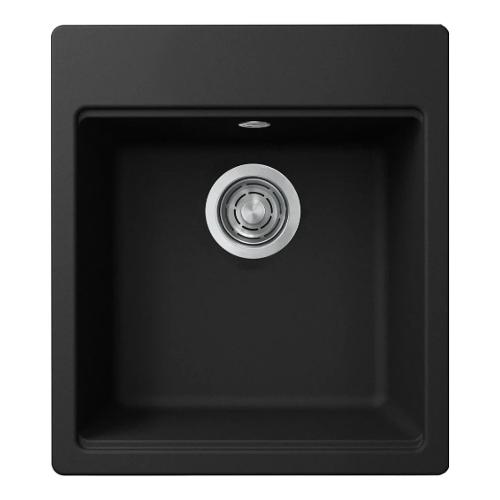 Lavello 1 vasca (45x51cm) TIME 102 Nero Opaco LG210240