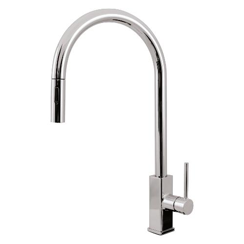 Miscelatore lavello doccetta estraibile Sardegna HYDRAMIX Cromo lucido 9706MISCCRM