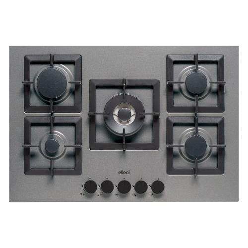 Piano cottura gas 5 zone PLANO 75 Granitek (75cm)