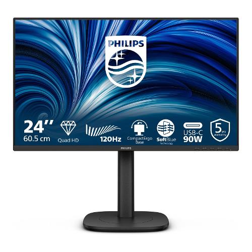 Monitor 23,8" ( IPS 2560x1440 QHD 2K 120Hz ) BUSINESS Black 24B2U3601 00