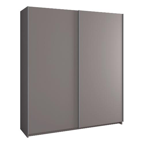 PIPPO Armadio 2 Ante scorrevoli Tortora (180cm) Mobile KIT