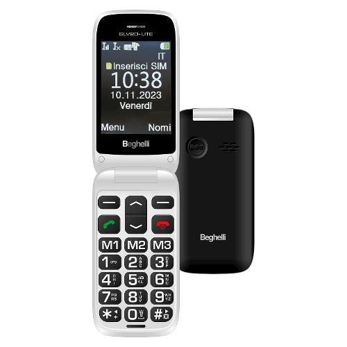 Cellulare 2G Gprs SLV20N Lite Black e Silver 9210N