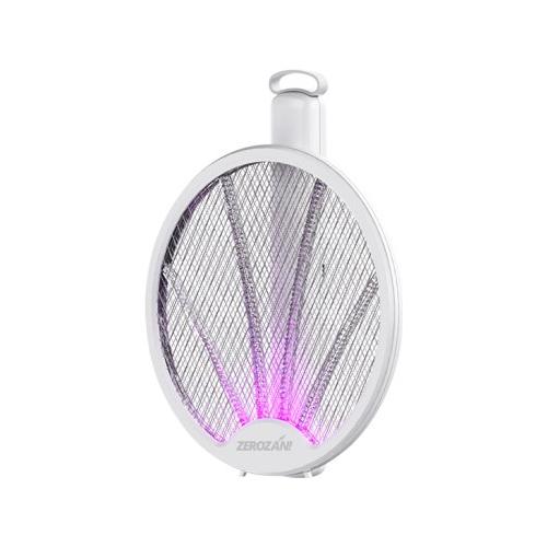 Zanzariera elettrica ZEROZAN Racchetta pieghevole ricaricabile White ELT016