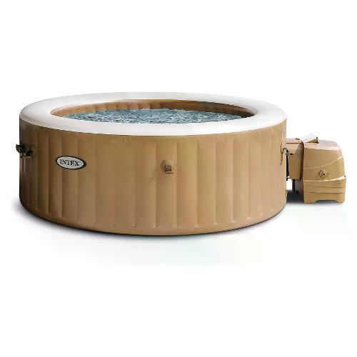 Spa idromassaggio Pure 120 getti (196x71cm) 4 persone BUBBLE MASSAGE Beige Sahara 28426