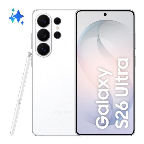Smartphone 6,9" GALAXY AI S26 ULTRA 5G White ( 256GB Ram 12GB Batteria 5000mAh ) SM S948BZWDEUE