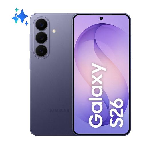 Smartphone 6,3" GALAXY AI S26 5G Cobalt violet ( 512GB Ram 12GB 4300 mAh ) SM S942BZVHEUE