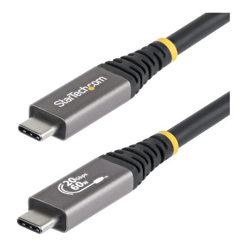 Cavo USB C USB4 60W Black e Grey 3m CC3M20GUSB4CX