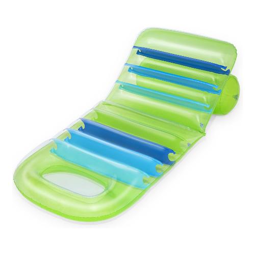 Materassino gonfiabile Lounge Summer  (160x79cm) COMFORT PLUSH Verde e Blu 43962