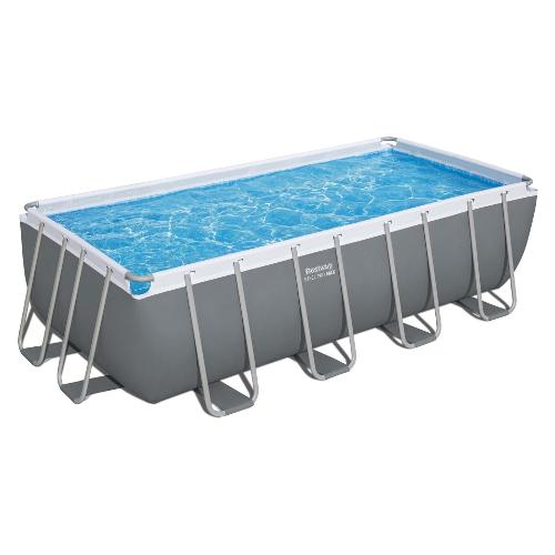 Piscina con pompa filtro (488x244x122cm) per 4 - 5 persone STEEL PRO MAX Grigio 56670 7