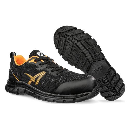 Scarpe antinfortunistica basse S1PS SR (taglia 40 ) LEVITATE ORANGE Nero e Arancio 647230-40