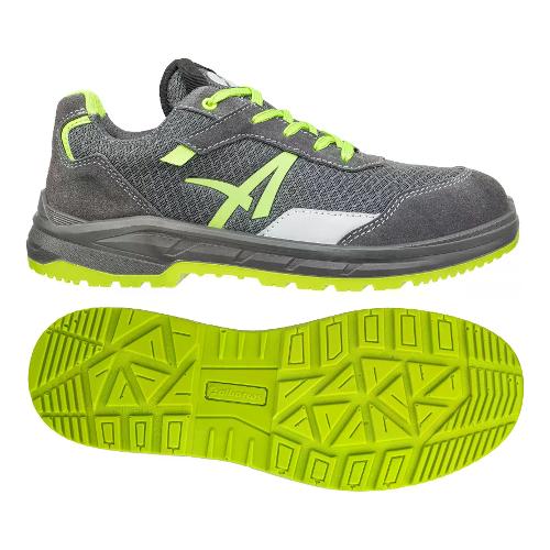 Scarpe antinfortunistica basse S1P FO SR (taglia 42 ) AXIS GREEN Grigio e Verde 647340-42