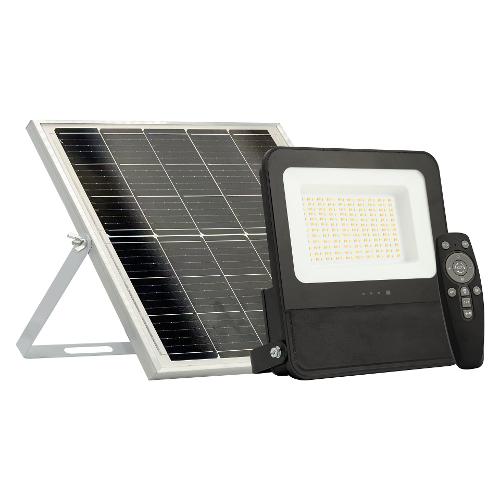 Proiettore con sensore presenza solare SOLAR Nero e Antracite (24x24cm) BT10031 1 luce - LED - Max 15W