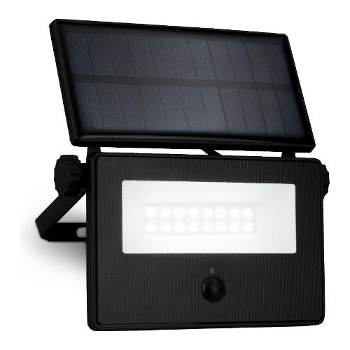 Proiettore con sensore presenza solare SOLAR Nero (15x18cm) BT10028 1 luce - LED - Max 5W