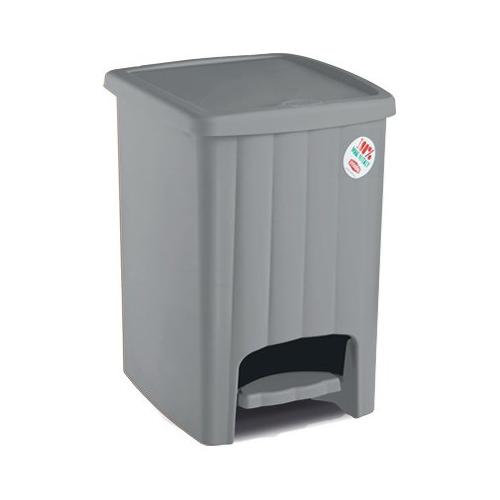 Pattumiera (20Lt) a pedale MARGHERITA Stone grey 21269