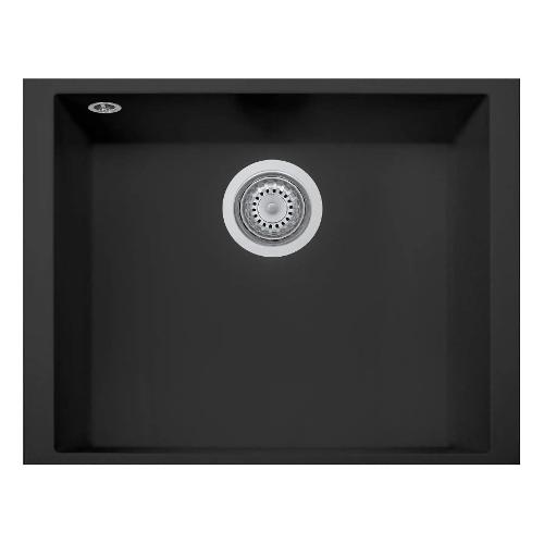 Lavello 1 vasca (56x43,5cm) CUBE Nero Matt Opaco ON5610ST26