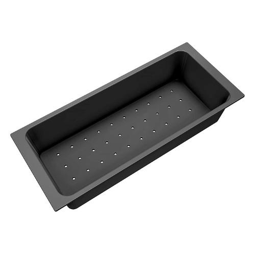 Vaschetta lavello (18x42,3cm) forata CUBE Nero VAS70ON