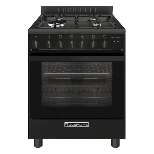 Cucina gas 4 zone Forno elettrico SPECIALISTA SE SA66TBK Black Classe A (60x60x85cm)