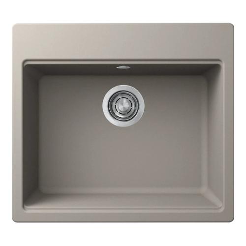 Lavello 1 vasca (57x51cm) TIME 105 Tortora Opaco LG210543