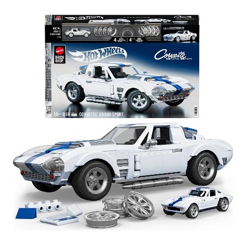 Corvette Grand Sport 1:16 ( 1154 pz ) BRICK SHOP HOT WHEELS ELITE 10a+ JGR31