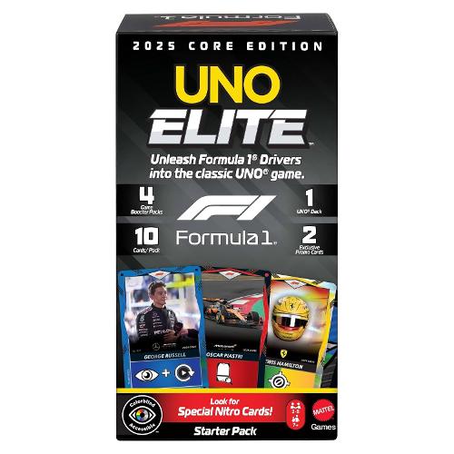 Carte gioco UNO Elite Core Edition Formula 1 JLV42