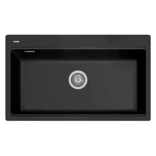 Lavello 1 vasca (86x51cm) KINGA Nero Matt Opaco LX861026