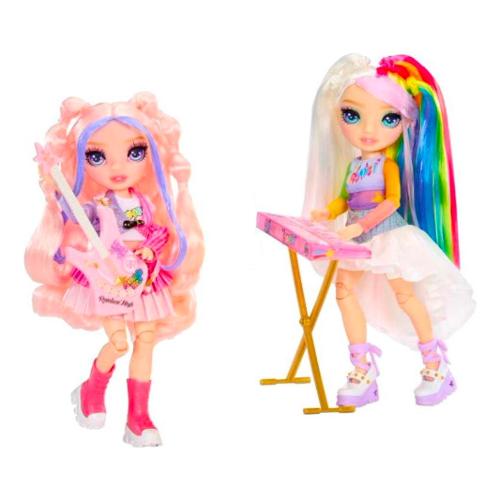 Bambola Junior High Rockband Fashion Dolls (23cm) RAINBOW HIGH Assortito 565208