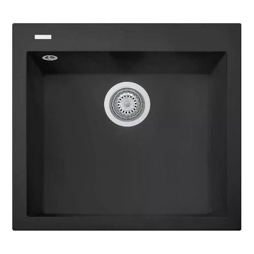 Lavello 1 vasca (56x50,5cm) CUBE Nero Matt Opaco ON561026