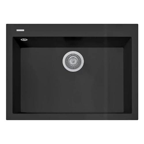 Lavello 1 vasca (69x65cm) CUBE Nero Matt Opaco ON691026